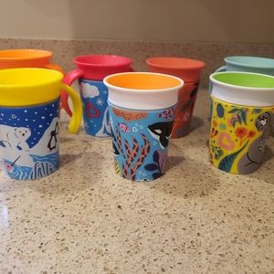 Bundle of 7 Munchkin 360 degree Sippy Cups